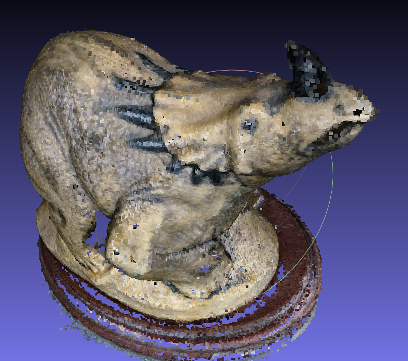 SfM dinosaur